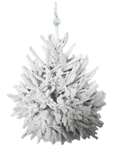 acheter un sapin de noel bruxelles nordmann floqué blanc