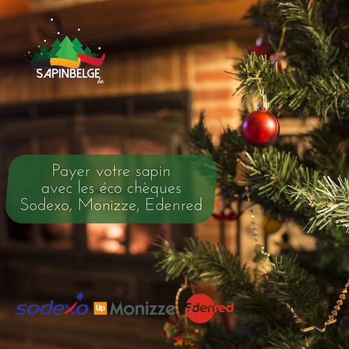 achat de sapin de noel bruxelles sodexo monizze edenred